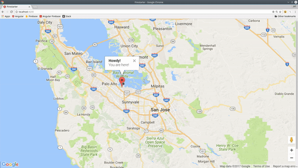using angular google maps to build a basic interactive map