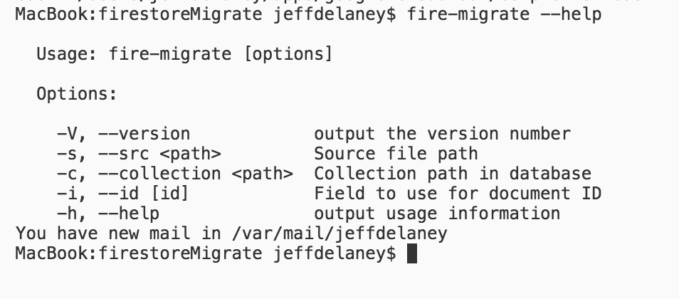 Documenting help for the CLI tool