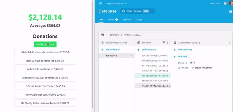 A demo for controling costs in Firebase and Firestore