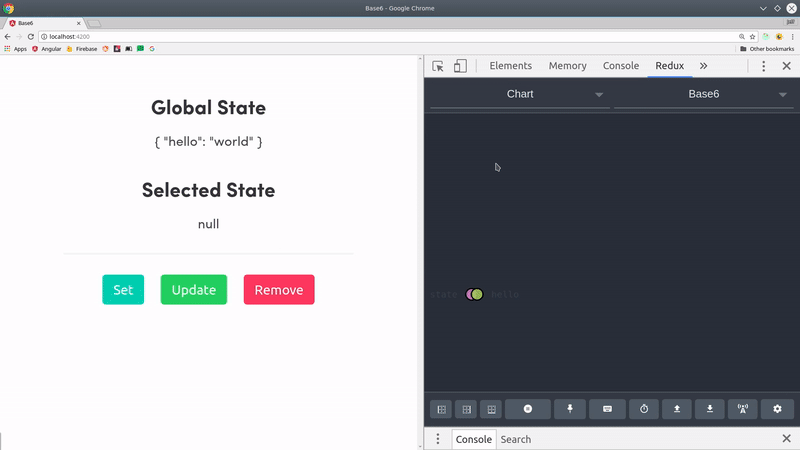 A demo of the redux state management system from scratch in Angular using Redux Dev Tools