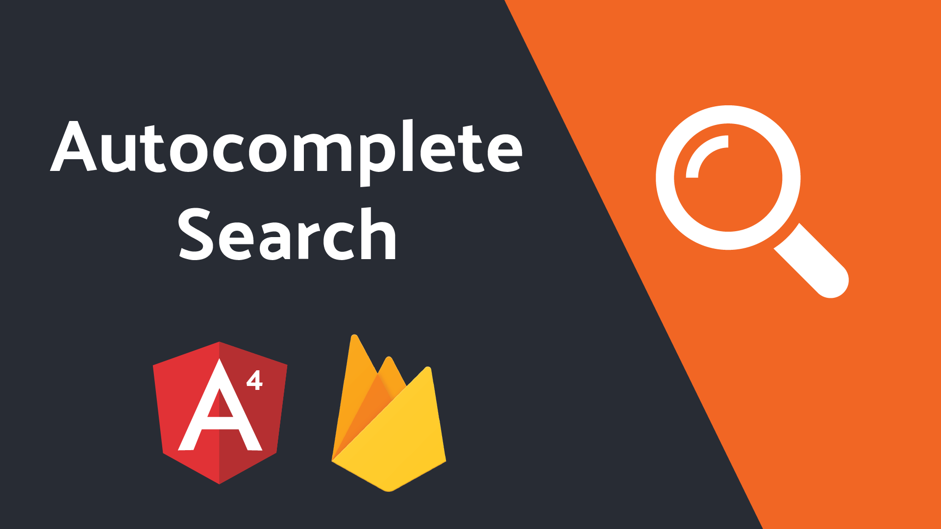 Featured image for Autocomplete Search With Angular4 and Firebase