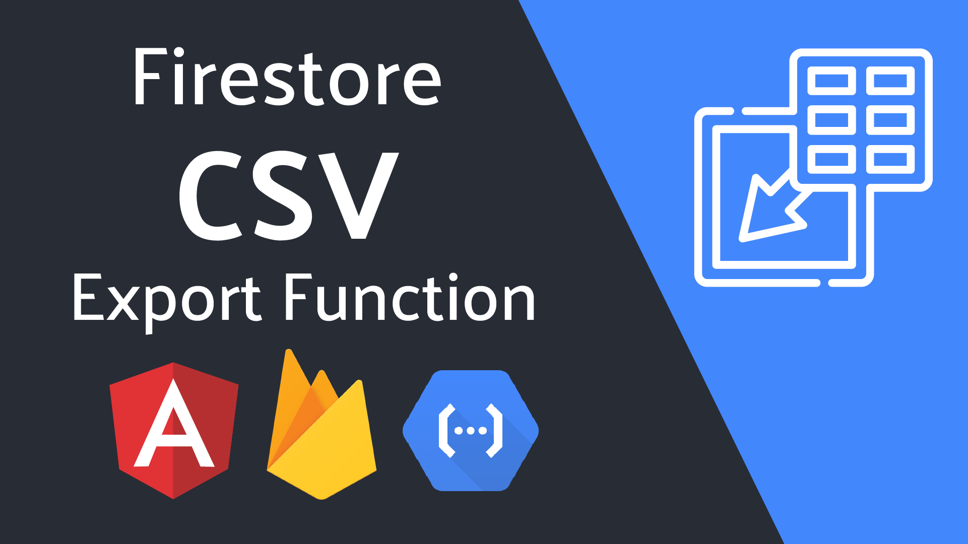 Featured image for CSV Exports From Firestore Database With Cloud Functions