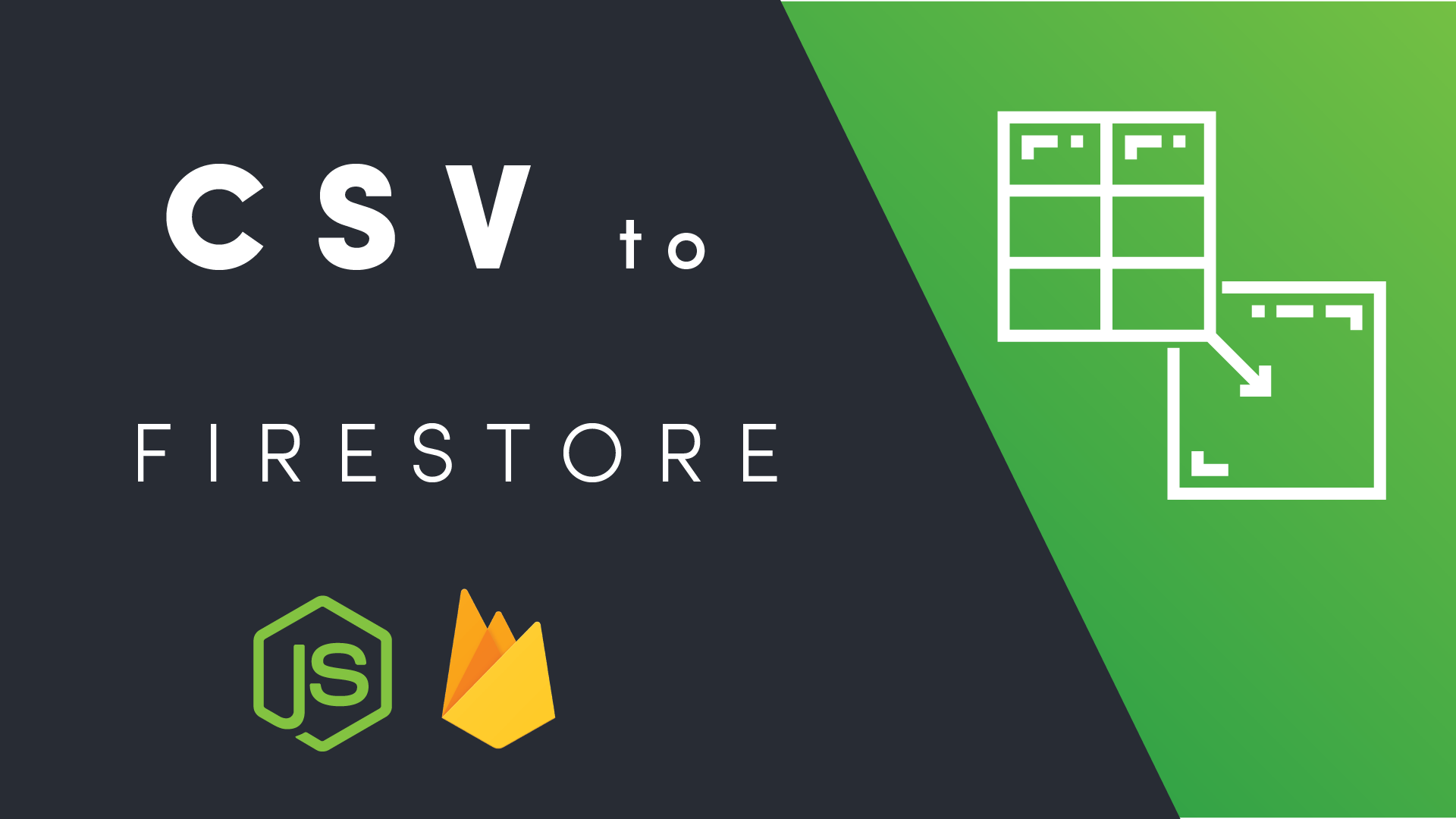 Featured image for CSV to Firestore - Build a Firebase Admin Command Line Utility