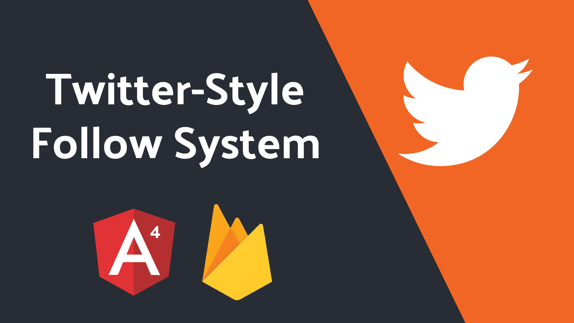 Featured image for Twitter Inspired Follow System With Firebase and Angular
