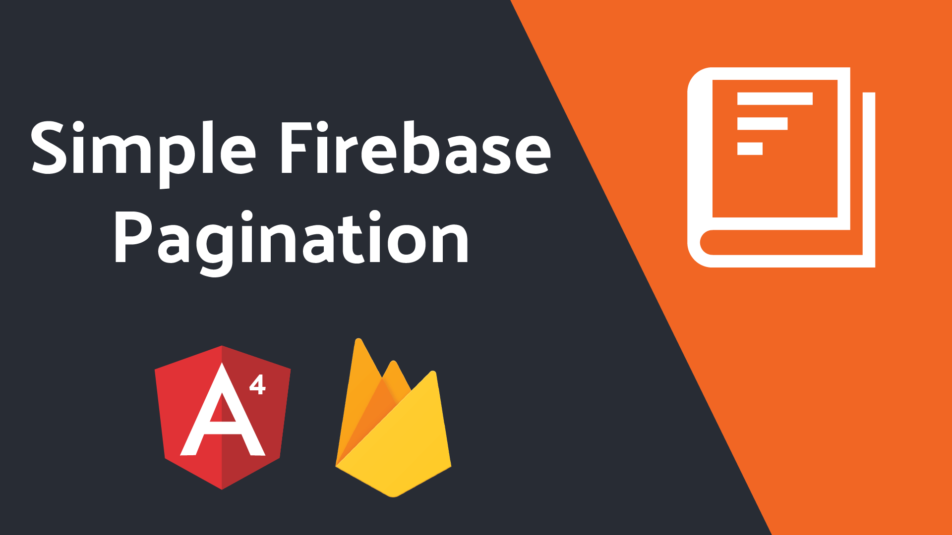 Featured image for Simple Firebase Pagination With AngularFire2