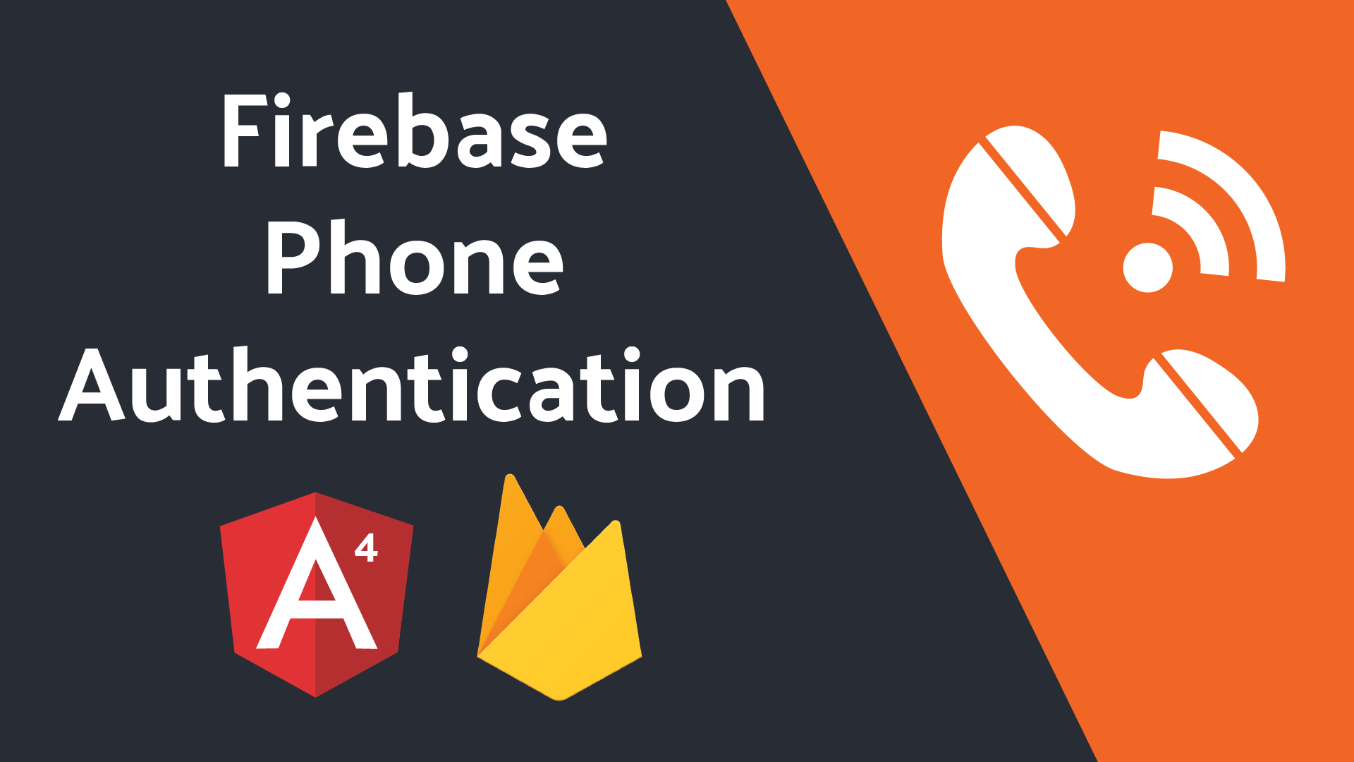 Featured image for Firebase Phone Authentication With Angular 4 Tutorial