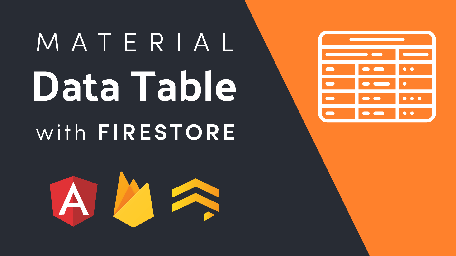 Featured image for Material Data Tables With Firestore